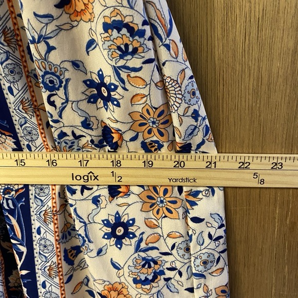 Japna Maxi Dress Size Medium Halter Neck Artsy Bohemian Floral Hippie NWOT - Picture 7 of 12